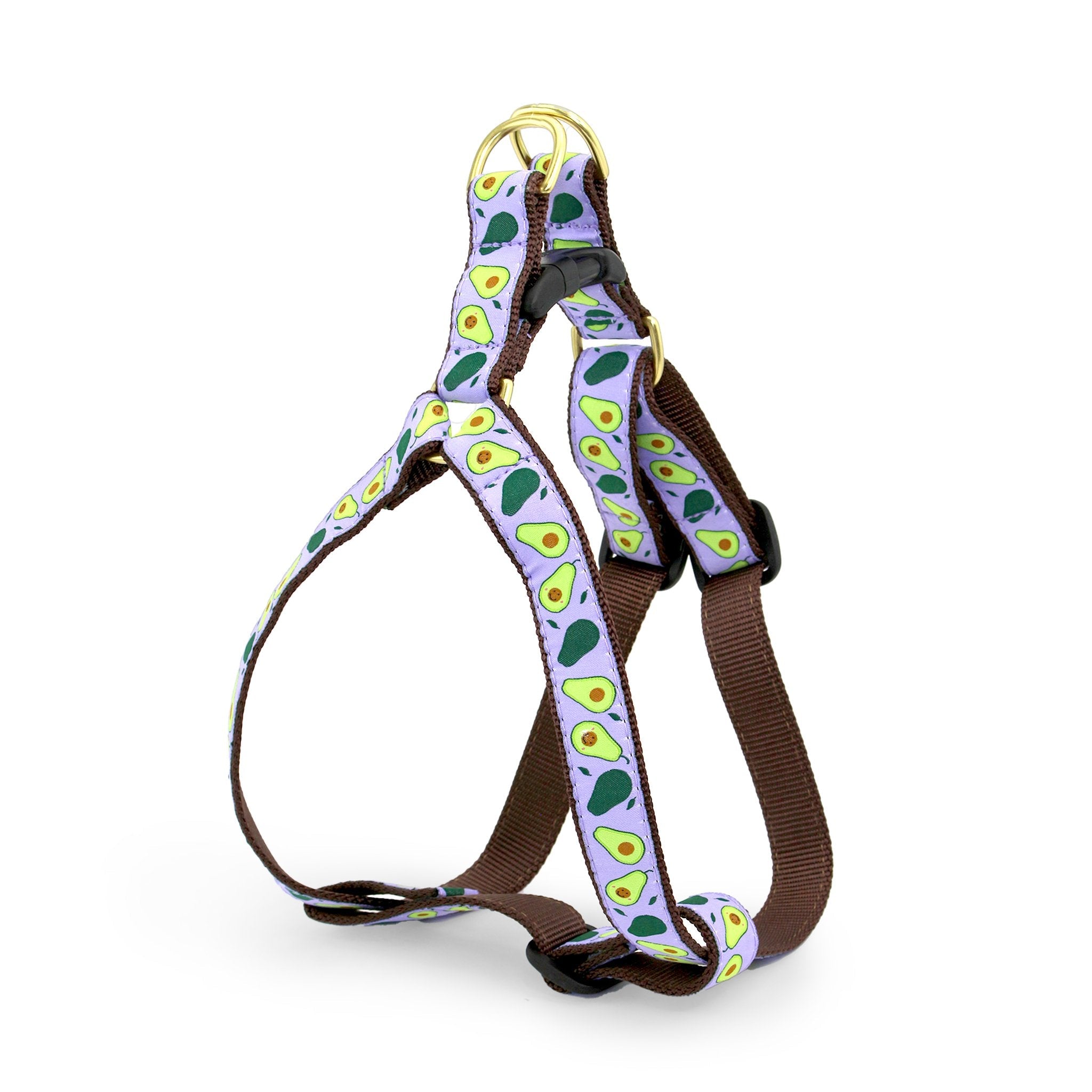 Avocado Dog Harness brown strapping