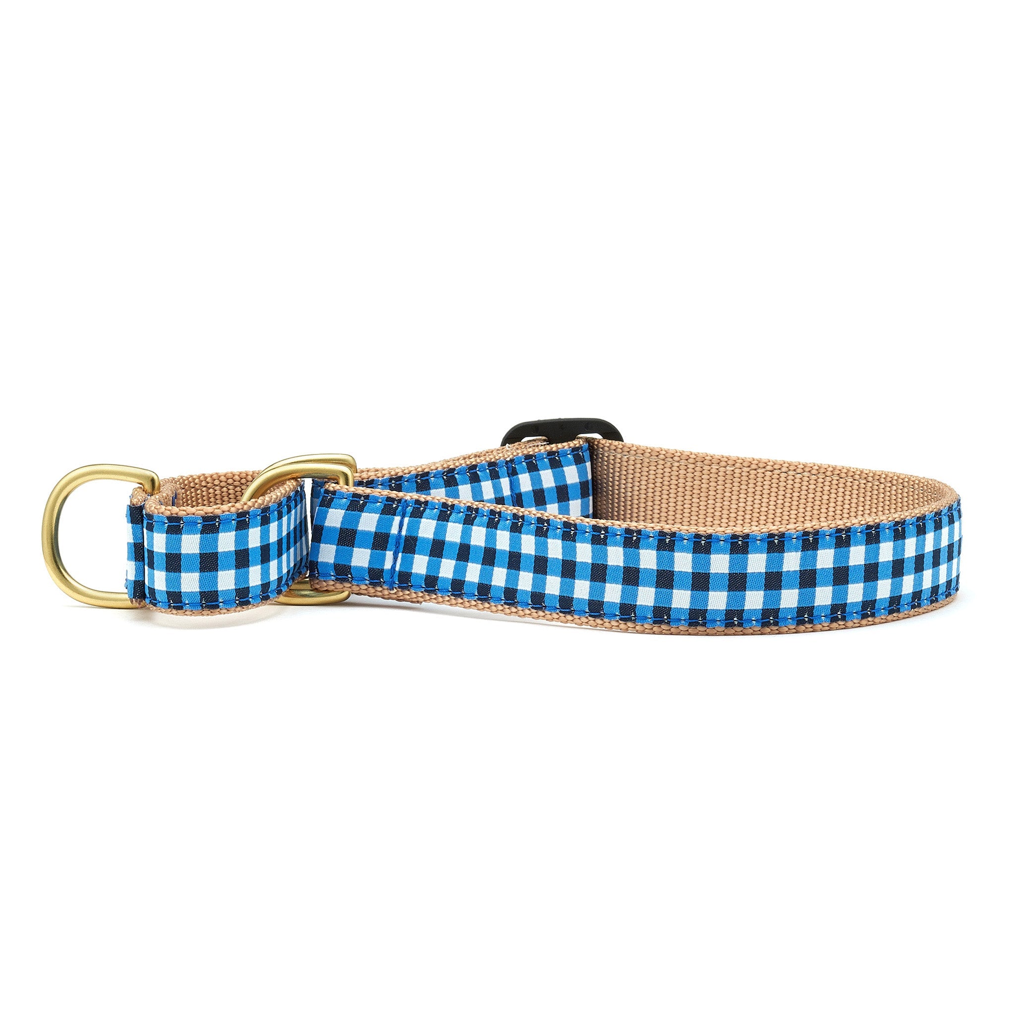 Navy Gingham Martingale