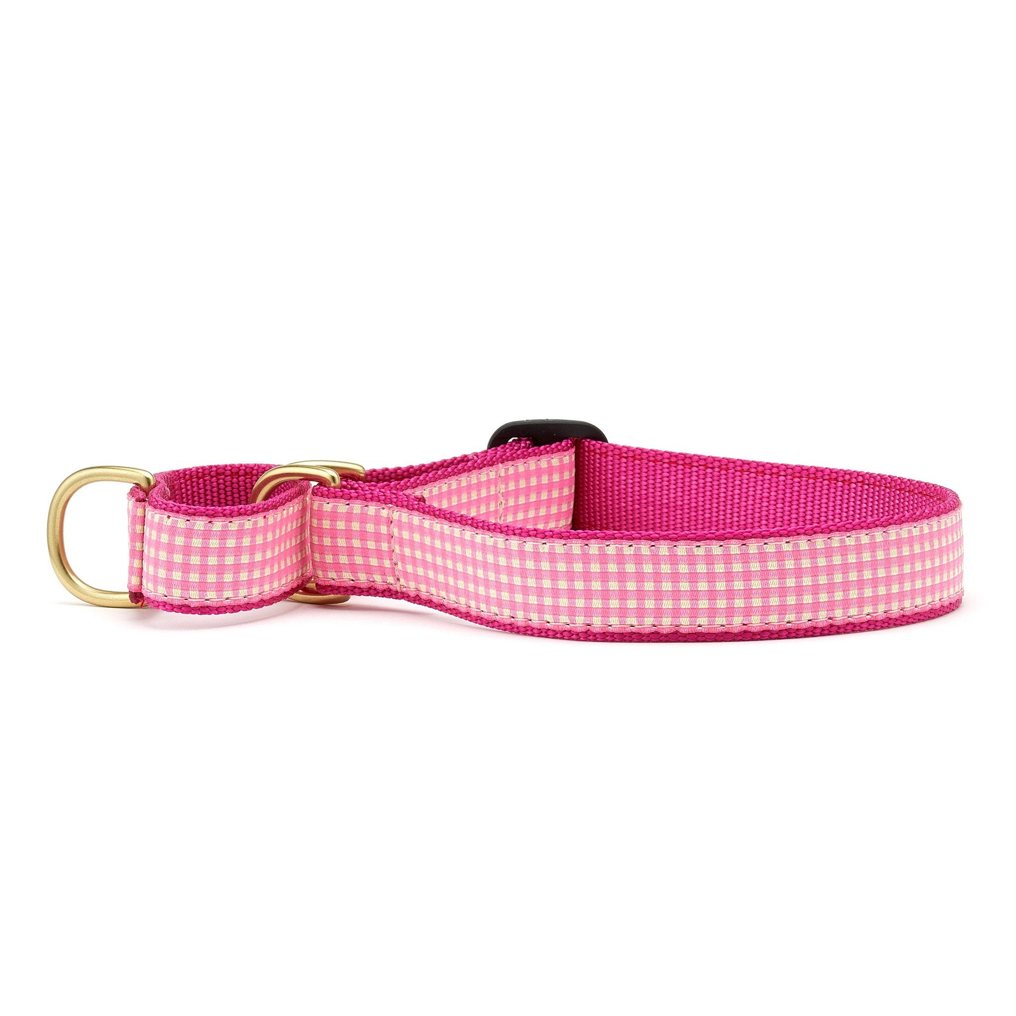 Pink Gingham Martingale