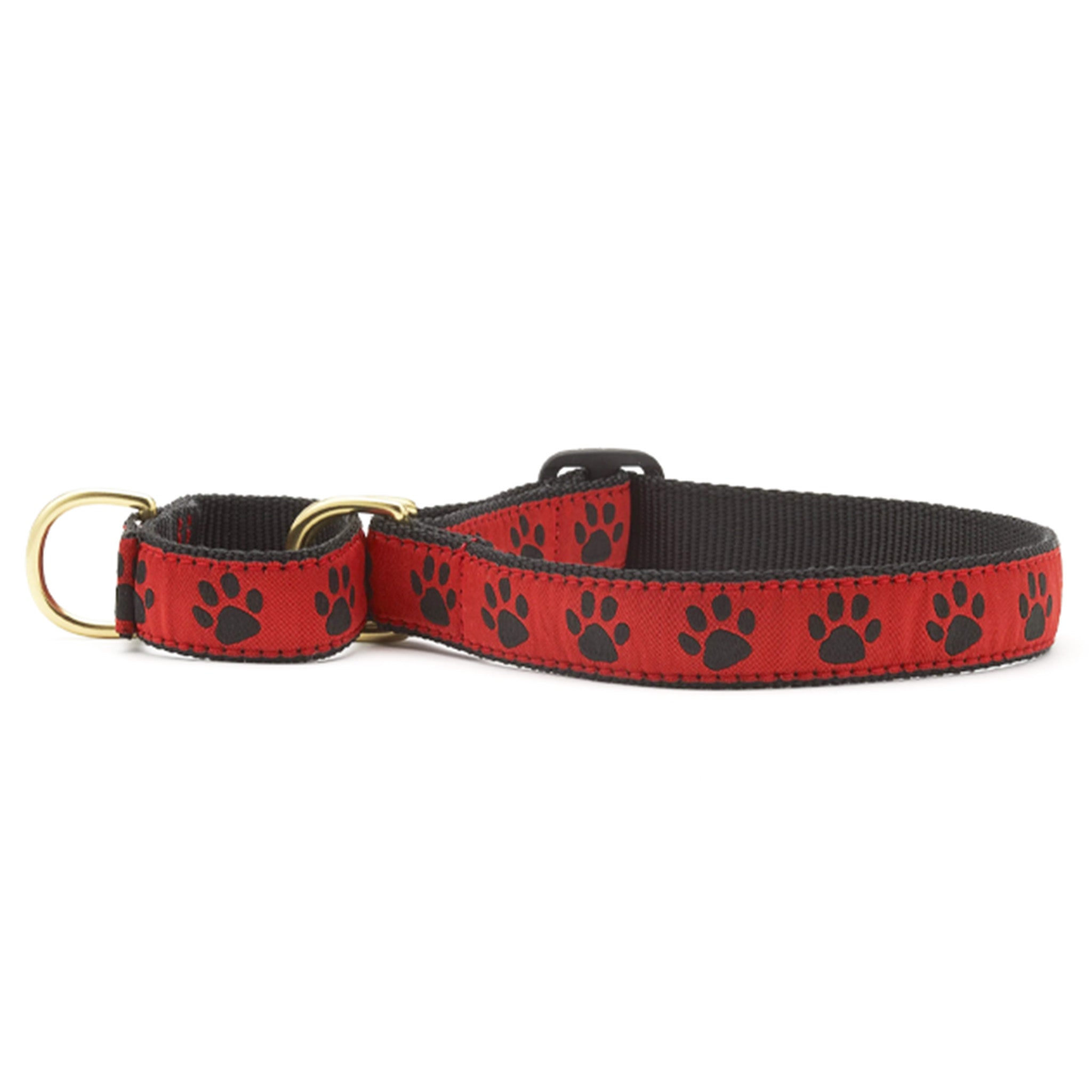 Red and Black Paw Martingale