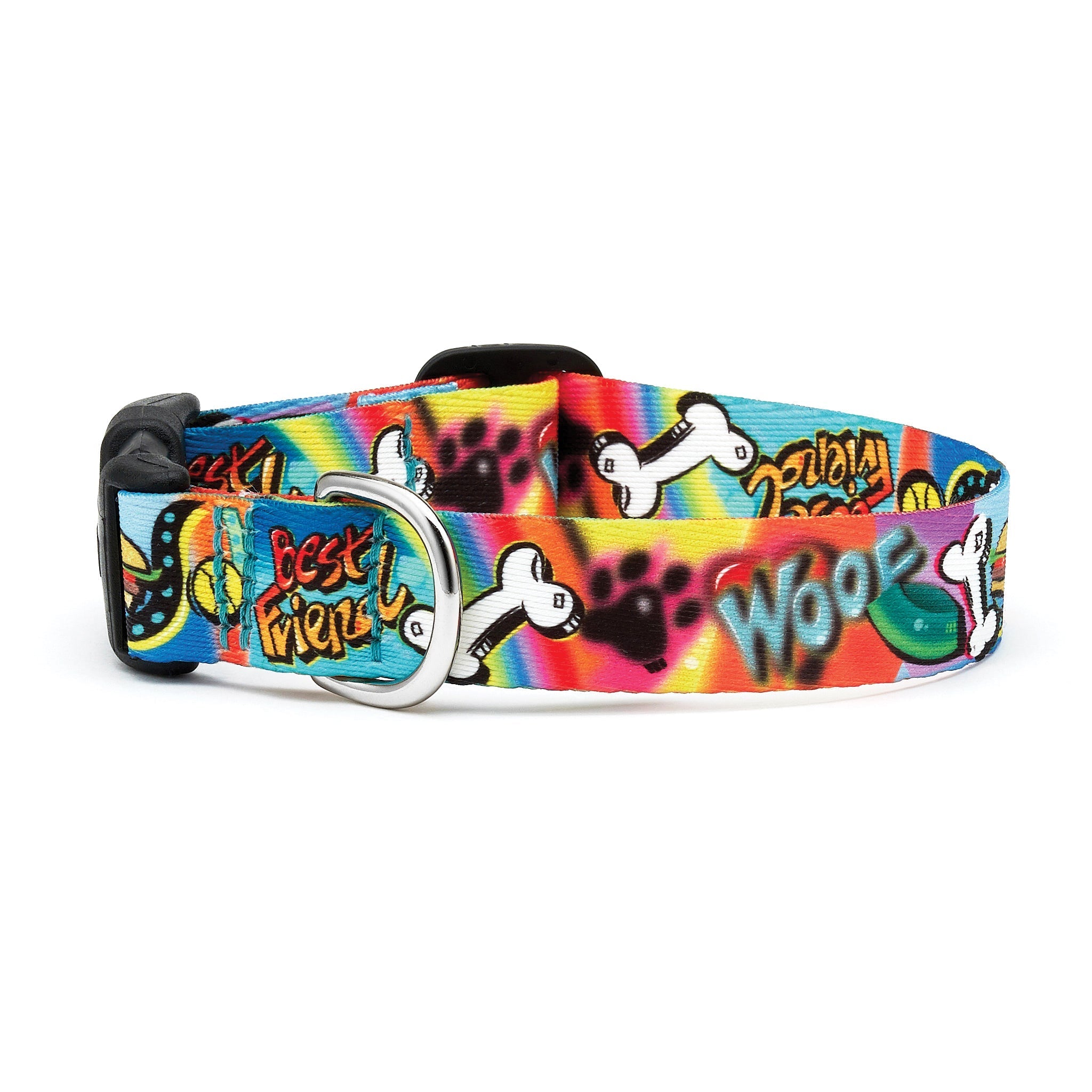 Up Country Inc Sport Graffiti Printed Dog Collar