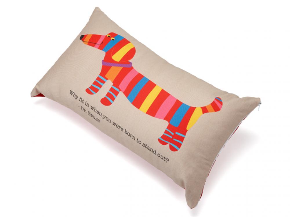Pillow "Why fit in when you were born to stand out?" dR. seuSS