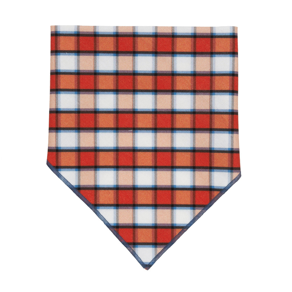 Terracotta Plaid Bandana