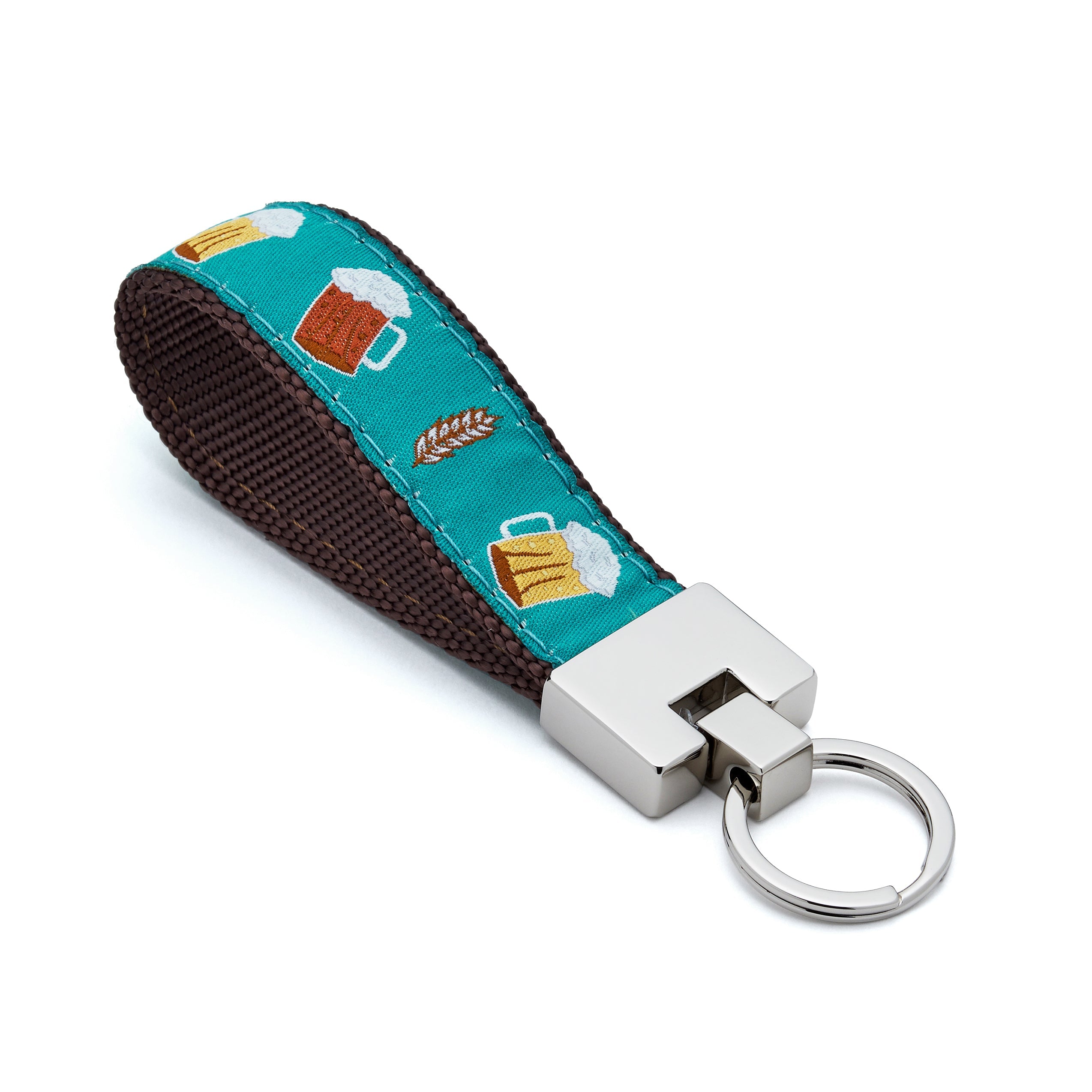 Beer Key Ring Keychain wheat barley