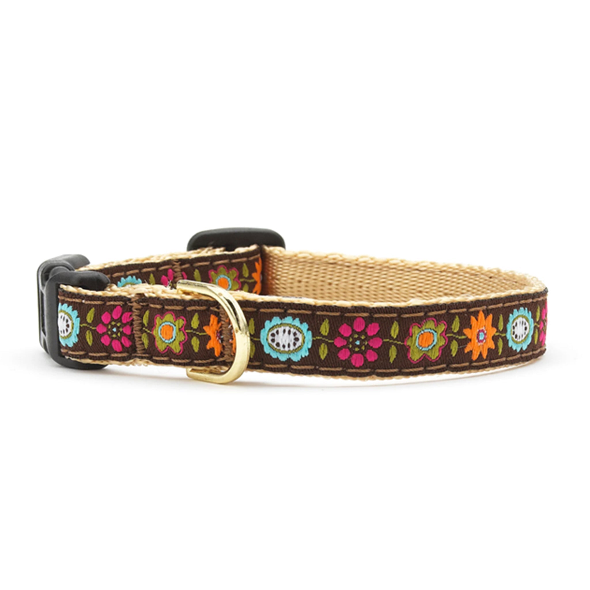 Bella Floral Small Breed Dog Collar