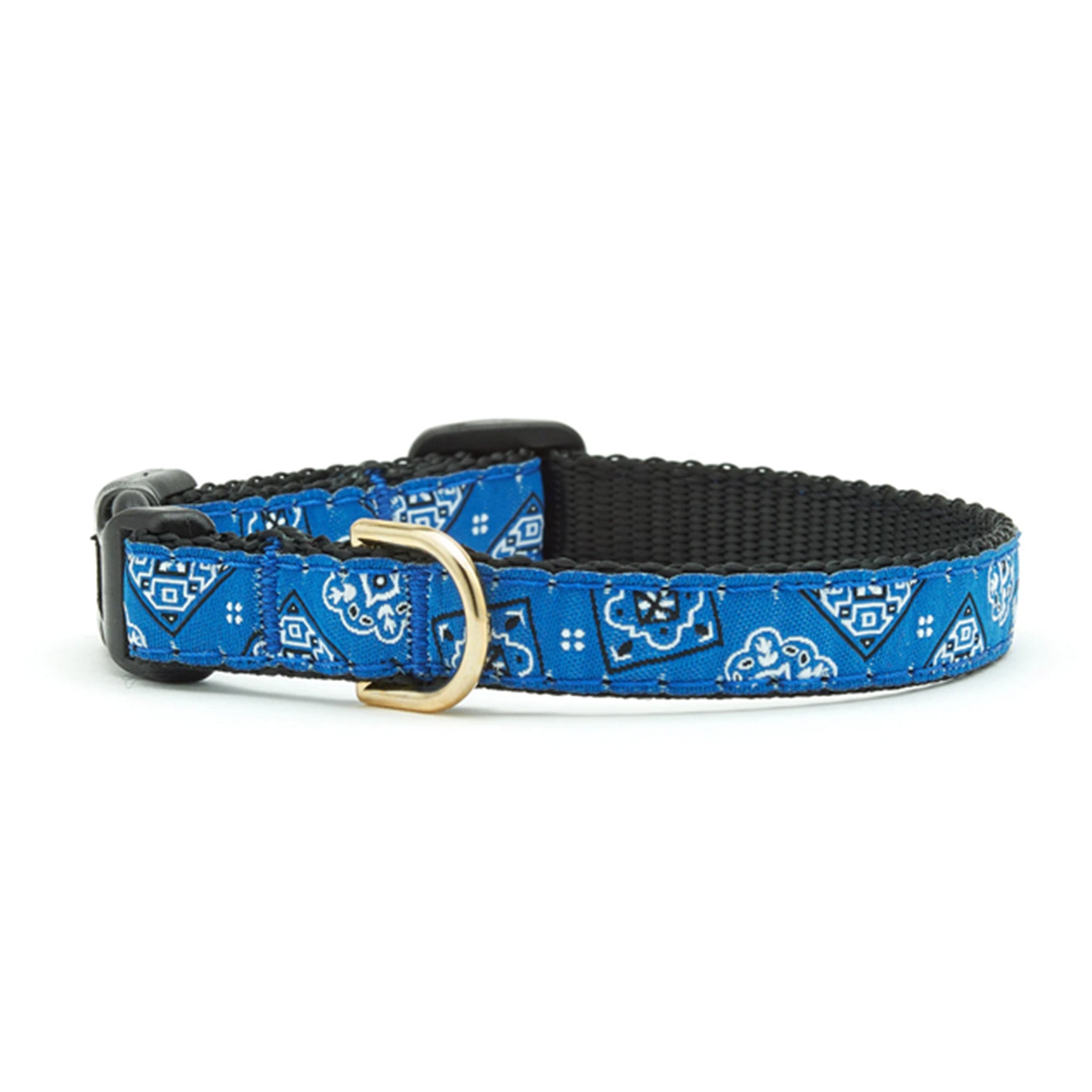 Blue Bandana Small Breed Dog Collar