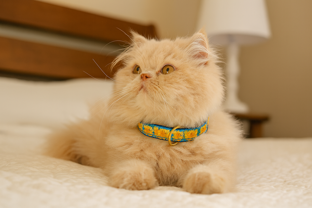 Bright Sunflower Cat Collar