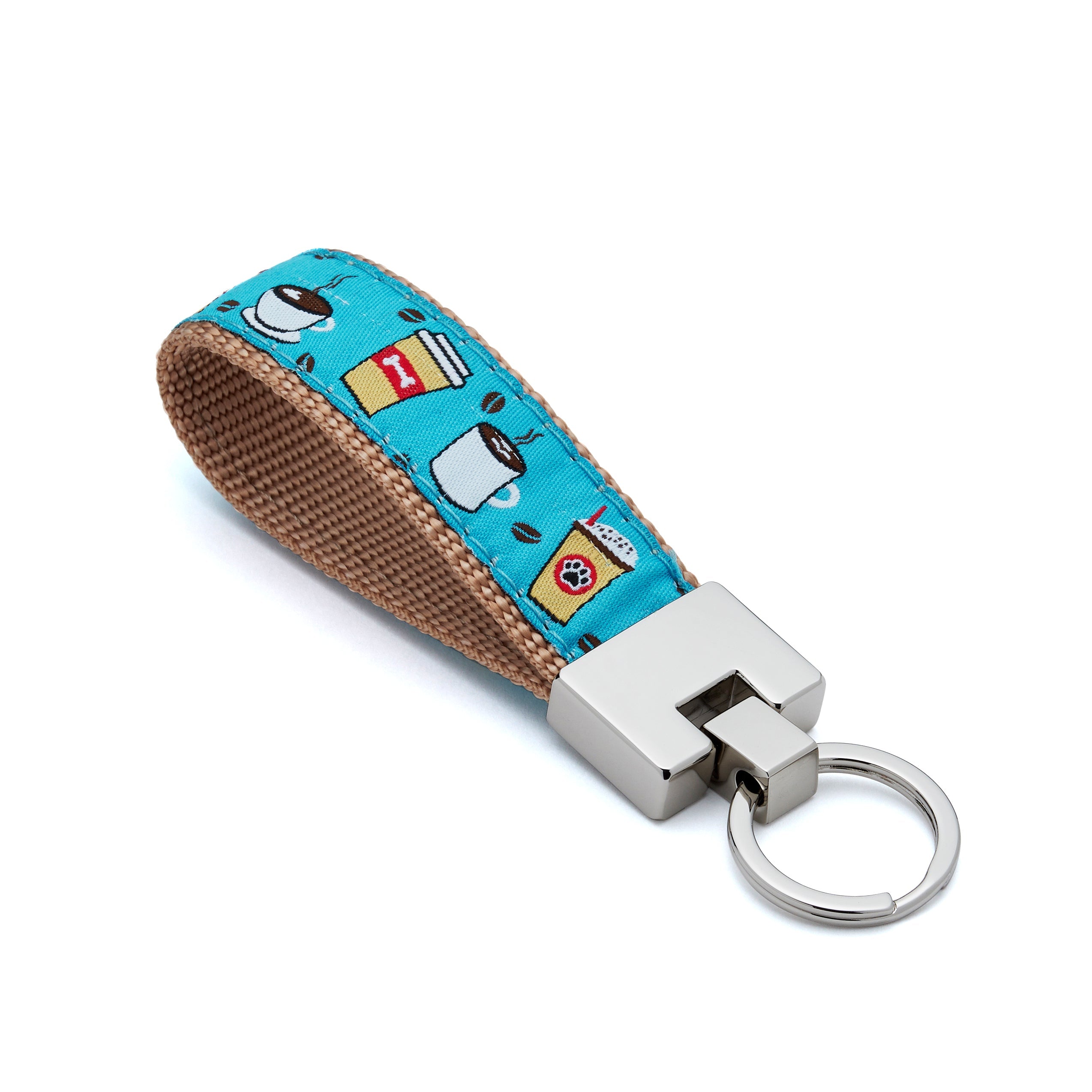 Coffee Nut Key Ring