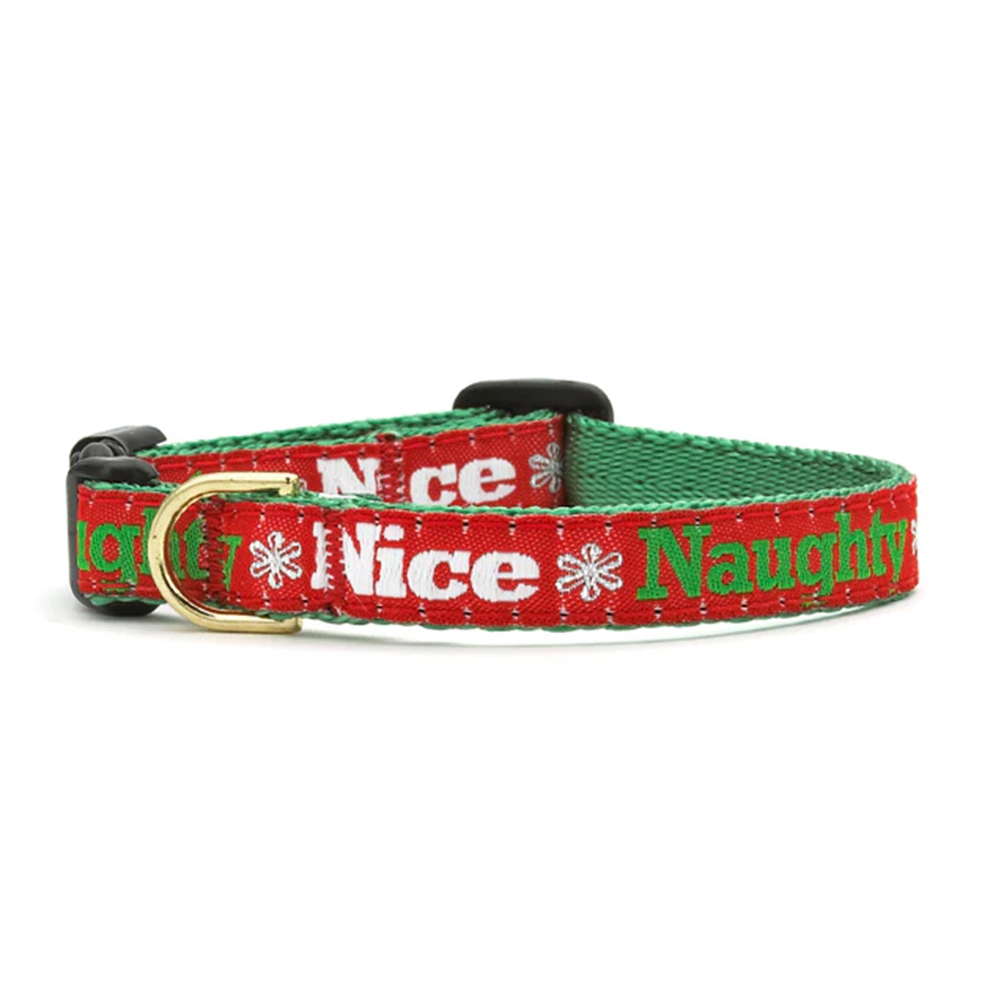 Naughty and Nice Small Breed Dog Collar